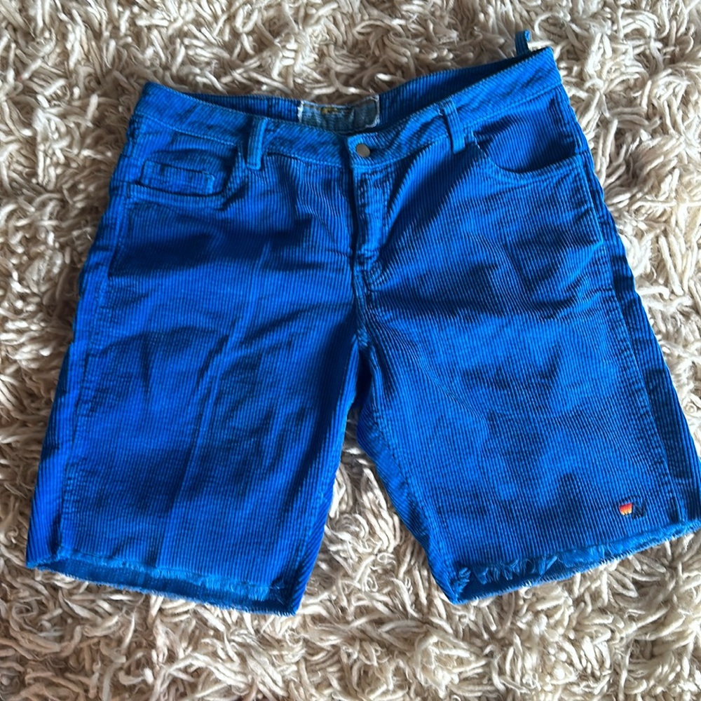 Aviator Nation men’s cut off curdoury shorts